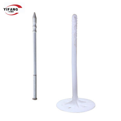 Âncoras plásticas da isolação de Grey Pp Material 50mm da parede