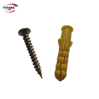 Âncora plástica de nylon durável da expansão da tomada de parede 8*80 da isolação