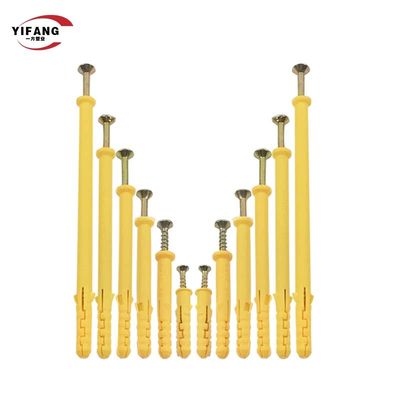 Âncoras duráveis do parafuso do tijolo, tomada de parede oca plástica principal escareada