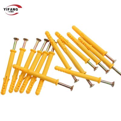 Âncora 8*40mm plástica de nylon de borracha da tomada de parede