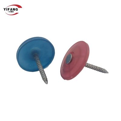 O tampão plástico durável do parafuso de metal prega para o peso leve da resistência do envelhecimento do envoltório da casa