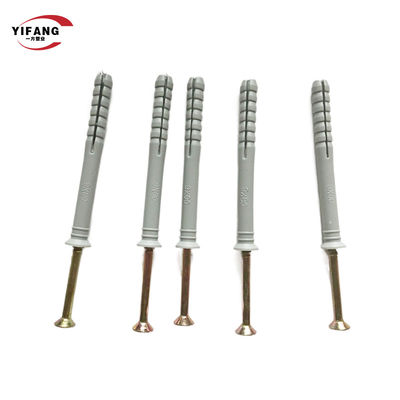 Oposição plástica de aço galvanizada de choque da âncora da expansão da tomada de parede