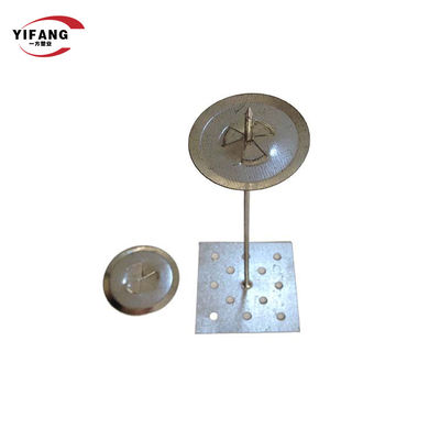 Isolação 25*25 Rockwool do ferro galvanizado que fixa o Pin