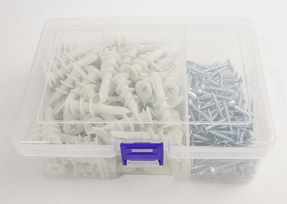 diâmetro de nylon 4-4.5mm do parafuso da âncora de parede de 13x40mm